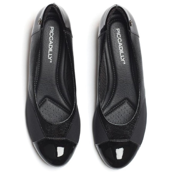 piccadilly navy court shoes